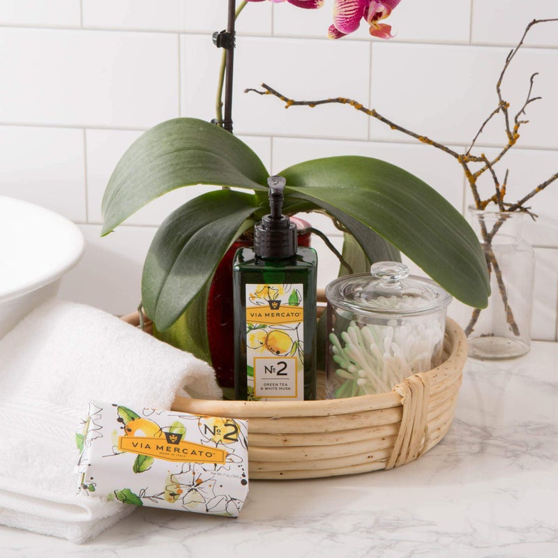 Via Mercato Liquid Soap, Shea Butter Enriched (12 oz), No. 2 - Green Tea & White Musk - Image 4
